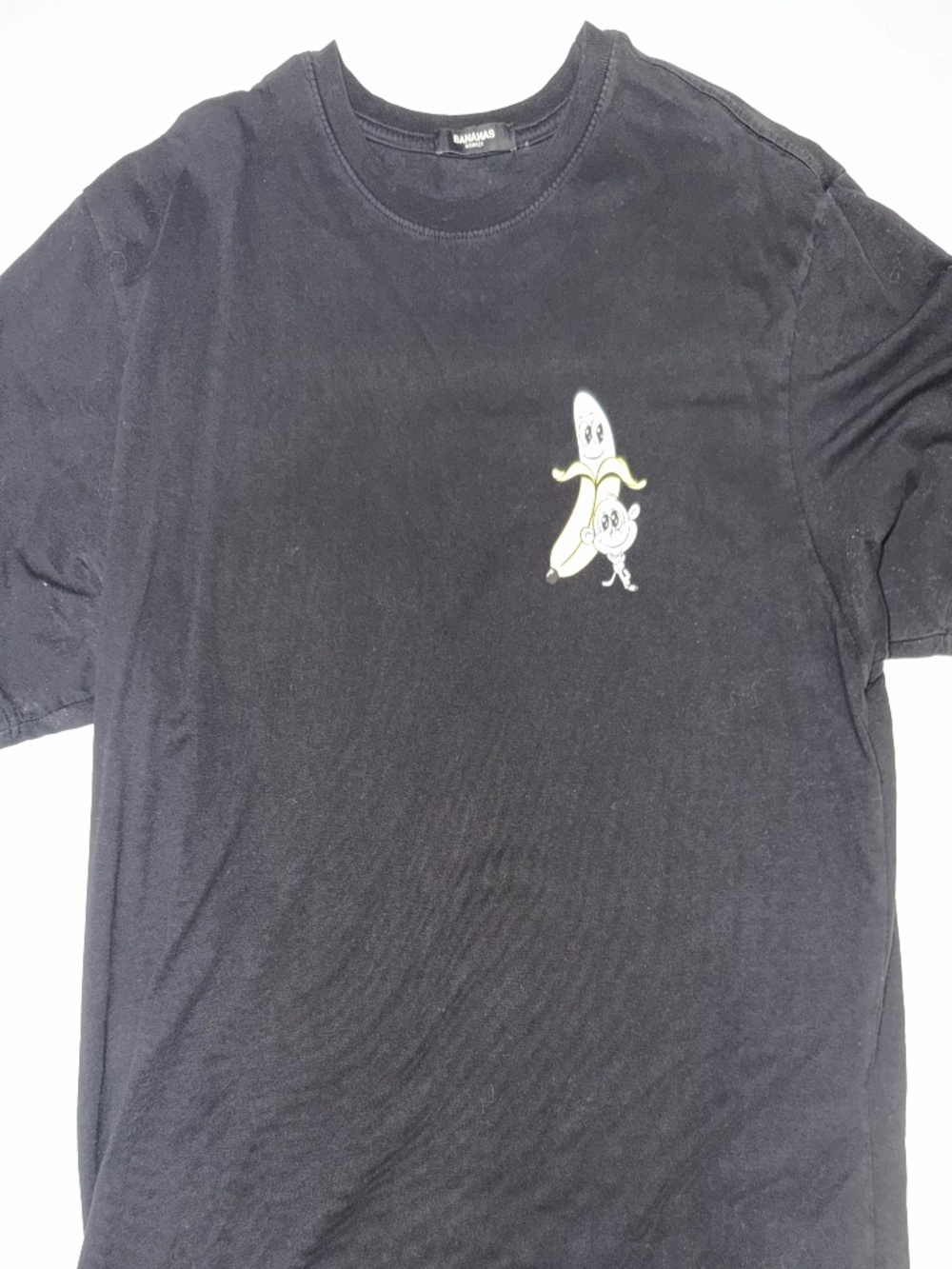 Bananas Monkey Black Graphic T-Shirt Men’s Streetwear Tee
